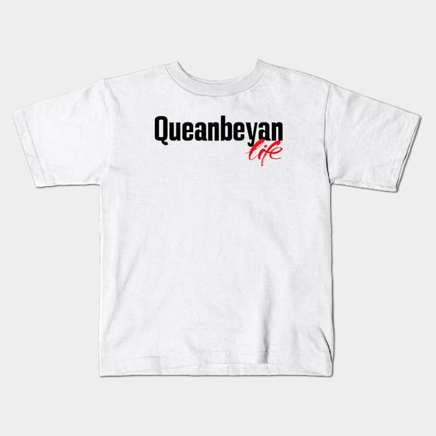 Queanbeyan Life Kids T-Shirt by ProjectX23Red